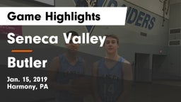 Seneca Valley  vs Butler  Game Highlights - Jan. 15, 2019