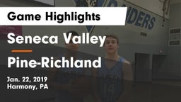 Seneca Valley  vs Pine-Richland  Game Highlights - Jan. 22, 2019