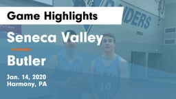 Seneca Valley  vs Butler  Game Highlights - Jan. 14, 2020