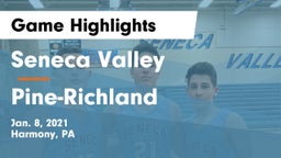 Seneca Valley  vs Pine-Richland  Game Highlights - Jan. 8, 2021