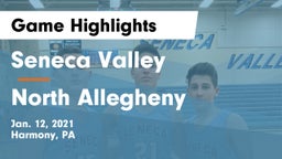 Seneca Valley  vs North Allegheny  Game Highlights - Jan. 12, 2021