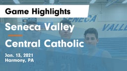 Seneca Valley  vs Central Catholic  Game Highlights - Jan. 13, 2021