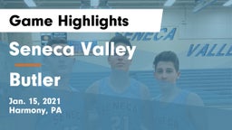 Seneca Valley  vs Butler  Game Highlights - Jan. 15, 2021