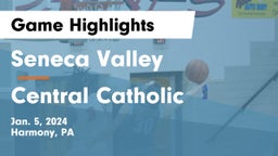 Seneca Valley  vs Central Catholic  Game Highlights - Jan. 5, 2024