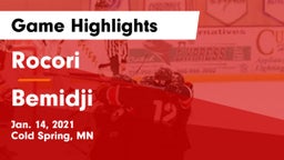 Rocori  vs Bemidji  Game Highlights - Jan. 14, 2021