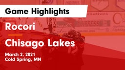 Rocori  vs Chisago Lakes  Game Highlights - March 2, 2021