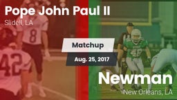 Matchup: Pope John Paul II vs. Newman  2017