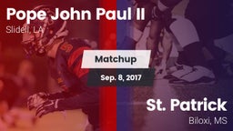 Matchup: Pope John Paul II vs. St. Patrick  2017