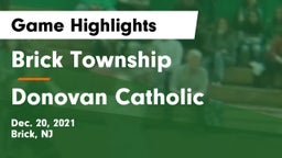 Brick Township  vs Donovan Catholic  Game Highlights - Dec. 20, 2021