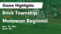 Brick Township  vs Matawan Regional  Game Highlights - Dec. 29, 2021