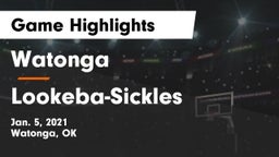 Watonga  vs Lookeba-Sickles  Game Highlights - Jan. 5, 2021