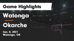 Watonga  vs Okarche  Game Highlights - Jan. 8, 2021