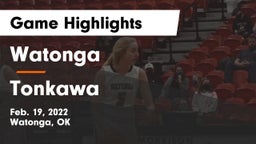 Watonga  vs Tonkawa  Game Highlights - Feb. 19, 2022