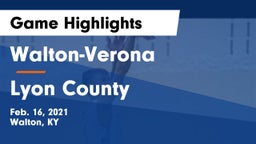 Walton-Verona  vs Lyon County  Game Highlights - Feb. 16, 2021