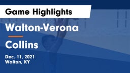 Walton-Verona  vs Collins  Game Highlights - Dec. 11, 2021