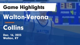 Walton-Verona  vs Collins  Game Highlights - Dec. 16, 2023