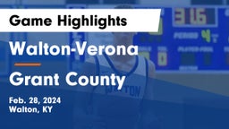 Walton-Verona  vs Grant County  Game Highlights - Feb. 28, 2024