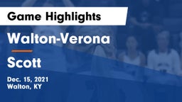 Walton-Verona  vs Scott  Game Highlights - Dec. 15, 2021