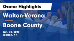 Walton-Verona  vs Boone County  Game Highlights - Jan. 30, 2023