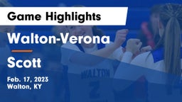 Walton-Verona  vs Scott  Game Highlights - Feb. 17, 2023