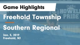 Freehold Township  vs Southern Regional  Game Highlights - Jan. 5, 2019