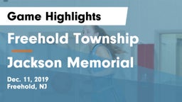 Freehold Township  vs Jackson Memorial  Game Highlights - Dec. 11, 2019