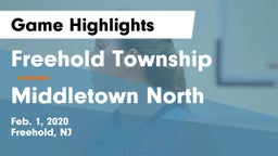 Freehold Township  vs Middletown North  Game Highlights - Feb. 1, 2020