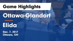 Ottawa-Glandorf  vs Elida  Game Highlights - Dec. 7, 2017