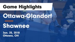 Ottawa-Glandorf  vs Shawnee  Game Highlights - Jan. 25, 2018