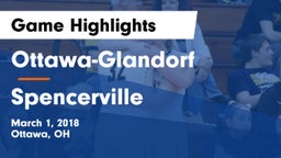 Ottawa-Glandorf  vs Spencerville  Game Highlights - March 1, 2018