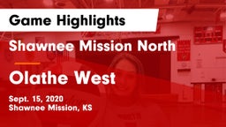Shawnee Mission North  vs Olathe West   Game Highlights - Sept. 15, 2020