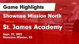 Shawnee Mission North  vs St. James Academy  Game Highlights - Sept. 22, 2022