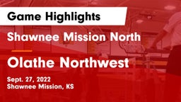 Shawnee Mission North  vs Olathe Northwest  Game Highlights - Sept. 27, 2022