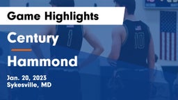 Century  vs Hammond Game Highlights - Jan. 20, 2023