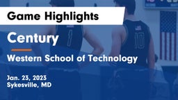 Century  vs Western School of Technology Game Highlights - Jan. 23, 2023