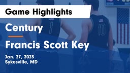 Century  vs Francis Scott Key  Game Highlights - Jan. 27, 2023