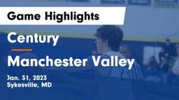 Century  vs Manchester Valley  Game Highlights - Jan. 31, 2023