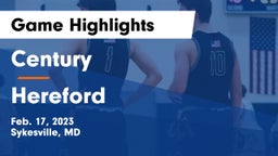 Century  vs Hereford  Game Highlights - Feb. 17, 2023