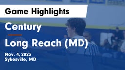 Century  vs Long Reach  (MD) Game Highlights - Nov. 4, 2023