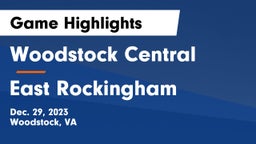 Woodstock Central  vs East Rockingham  Game Highlights - Dec. 29, 2023