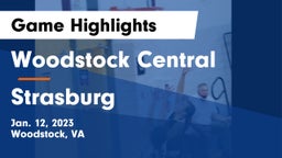 Woodstock Central  vs Strasburg  Game Highlights - Jan. 12, 2023