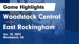 Woodstock Central  vs East Rockingham Game Highlights - Jan. 10, 2023