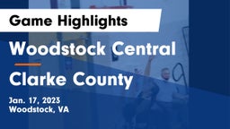 Woodstock Central  vs Clarke County  Game Highlights - Jan. 17, 2023