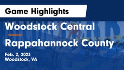 Woodstock Central  vs Rappahannock County  Game Highlights - Feb. 2, 2023