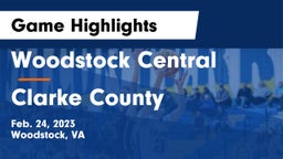 Woodstock Central  vs Clarke County  Game Highlights - Feb. 24, 2023