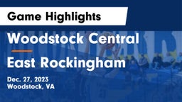 Woodstock Central  vs East Rockingham  Game Highlights - Dec. 27, 2023
