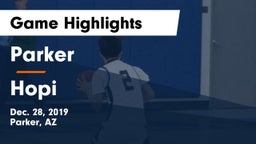 Parker  vs Hopi  Game Highlights - Dec. 28, 2019
