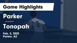 Parker  vs Tonopah  Game Highlights - Feb. 5, 2020
