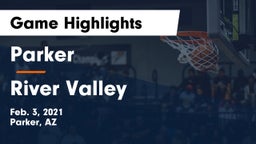 Parker  vs River Valley  Game Highlights - Feb. 3, 2021