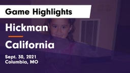 Hickman  vs California  Game Highlights - Sept. 30, 2021